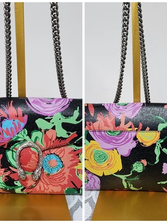 Authentic Gucci x George Kenneth Scott Dionysus Dionysus Wallet On Chain Multico - Picture 5 of 13